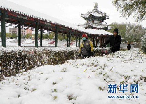 哈爾濱、大慶降下今年入冬以來第一場雪