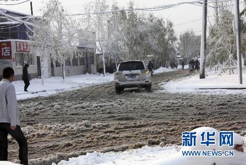 哈爾濱、大慶降下今年入冬以來(lái)第一場(chǎng)雪