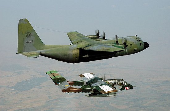 資料圖：菲律賓空軍的老式C-130H