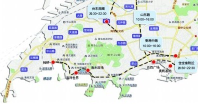 青島打車難點出爐 香港中路佳世客十幾人向1輛車招手