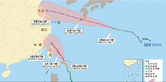 雙臺風(fēng)逼近 大雨明襲青島