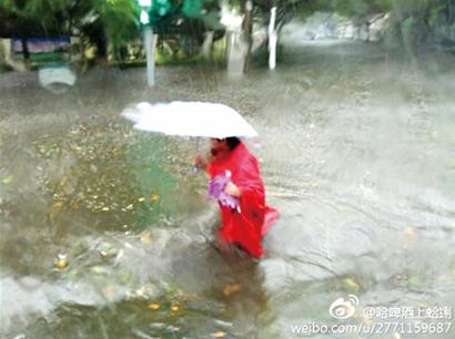 膠南遭遇200年來最強暴雨