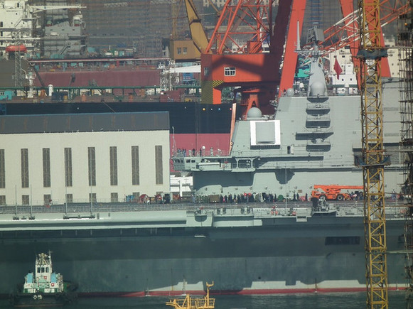 中國(guó)海軍遼寧號(hào)航母結(jié)束首次試航返回駐地