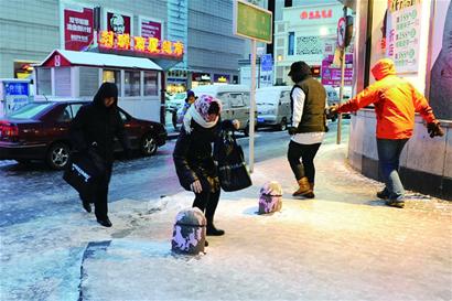 大雪過后 醫(yī)院人滿為“患”