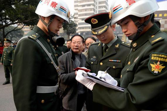 資料圖：重慶對軍車開展專項整頓。